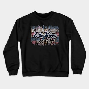 Retro Pattern Billy 80s 90s Birthday Style 70s 80s Crewneck Sweatshirt